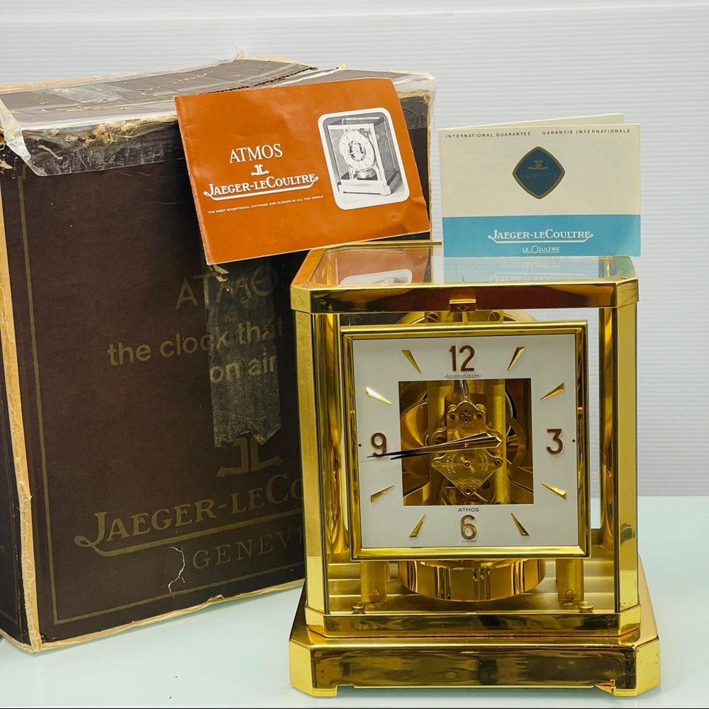 Jaeger-LeCoultre Atmos Square Face Mantel Clock Caliber 528-8 #408842
